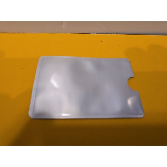 5pcs RFID Blocking Sleeves Credit Card Protector Anti-Theft Card Holder Silver - Picture 3 of 3